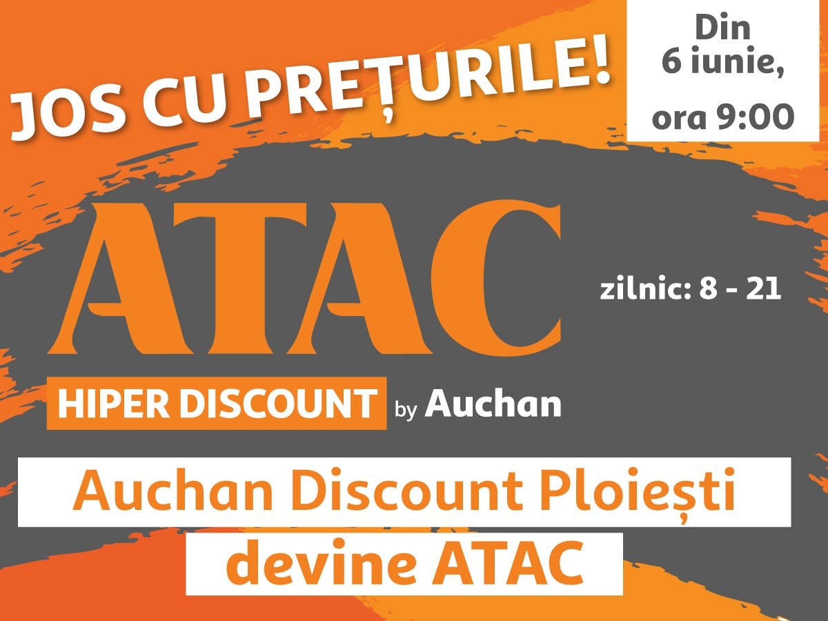 Din Iunie Atac Hiper Discount By Auchan Formatul Cu Cele Mai Mici