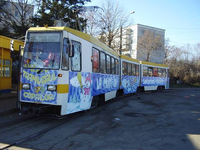 Tramvaiul copiilor, pe traseu în luna decembrie