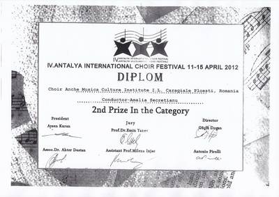 Casa de Cultură Ploieşti – premiată în Antalya Casa de Cultură Ploieşti – premiată în Antalya