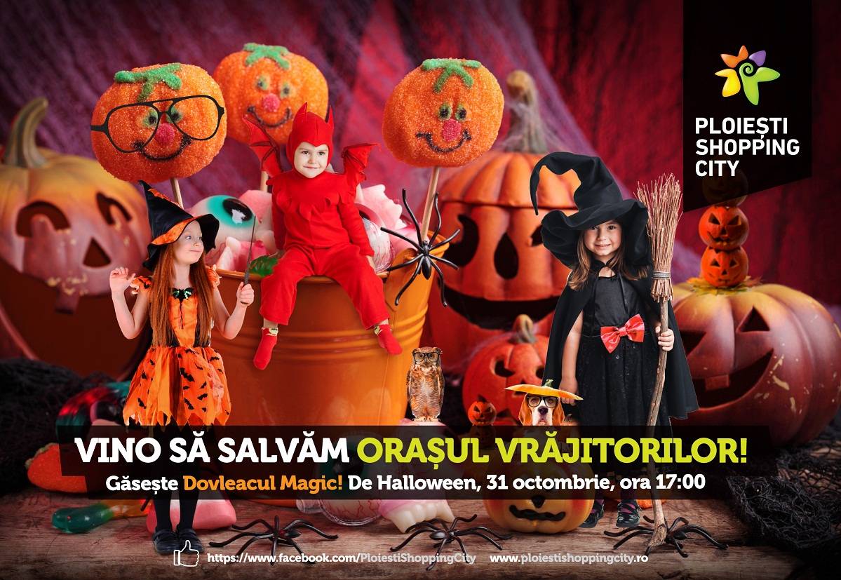 Vrăjitori celebri bântuie mallul Ploiești Shopping City în ziua de Halloween Vrăjitori celebri bântuie mallul Ploiești Shopping City în ziua de Halloween