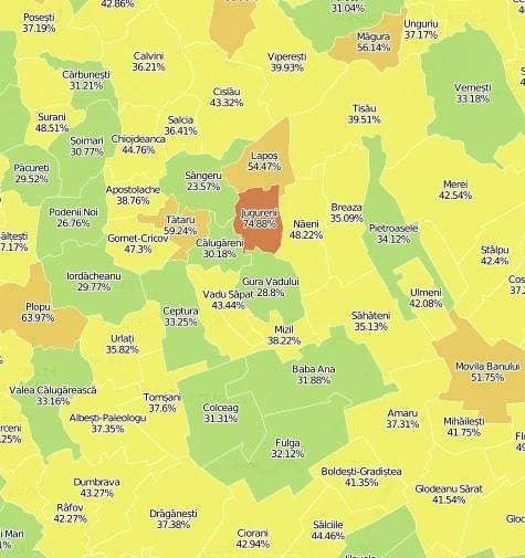 Localitatea din Prahova cu cea mai mare prezenţă la vot