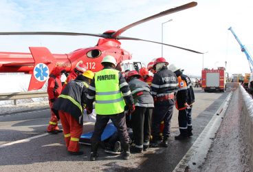 Accident grav pe DN1, la Potigrafu.A fost chemat elicopterul SMURD