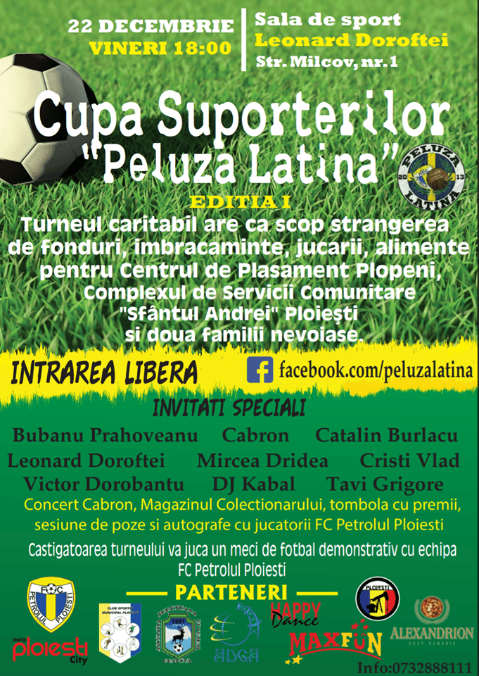Ultrașii petroliști din Peluza Latină se gândesc la cei năpăstuiți de soartă și le fac viața puțin mai frumoasă! Ultrașii petroliști din Peluza Latină se gândesc la cei năpăstuiți de soartă și le fac viața puțin mai frumoasă!
