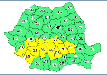 Se strică vremea! Cod galben de ninsoare în Prahova Se strică vremea! Cod galben de ninsoare în Prahova