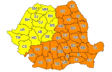 Cod portocaliu de ger în Prahova. Cod portocaliu de ger în Prahova.