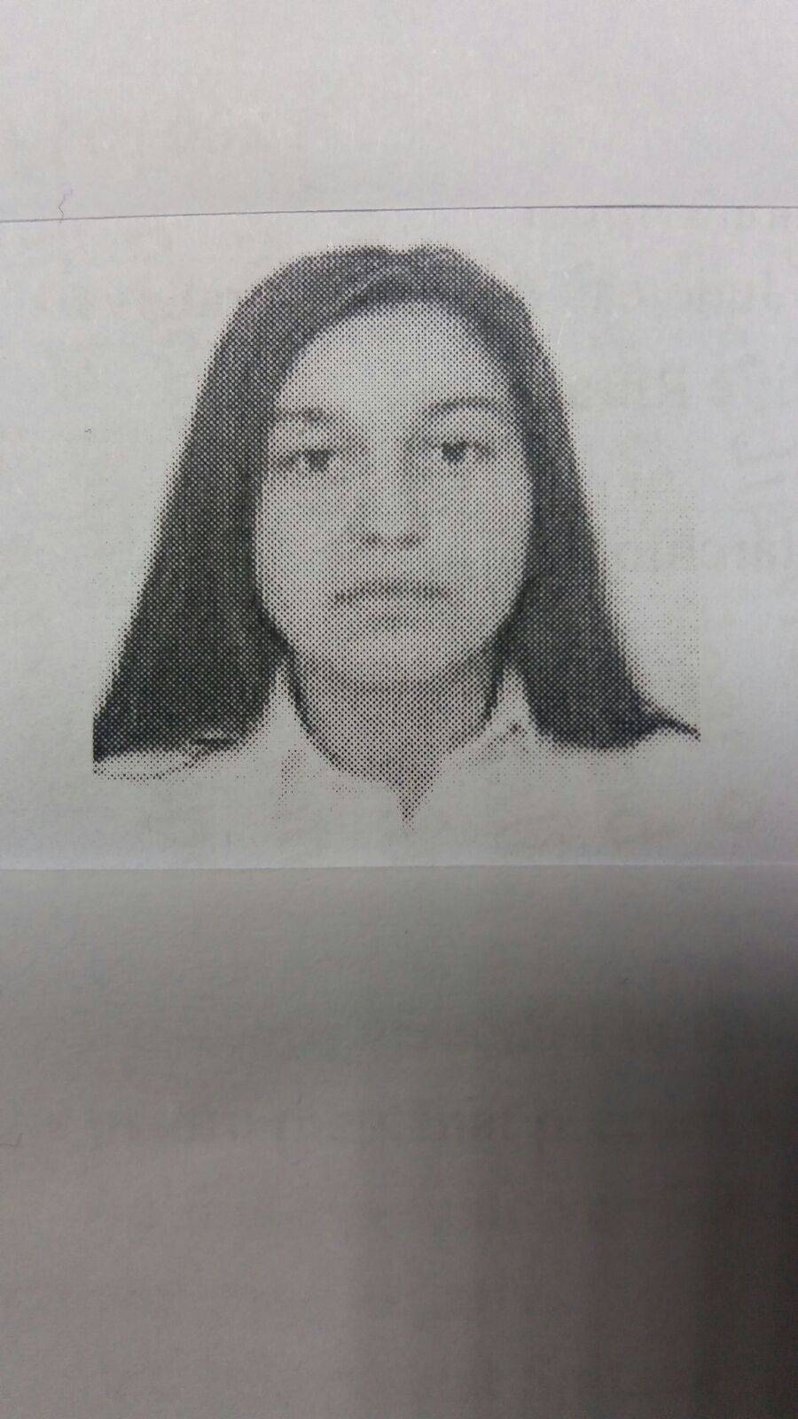 Gârbea Bianca Alexanda, din Starchiojd, dată dispărută Gârbea Bianca Alexanda, din Starchiojd, dată dispărută