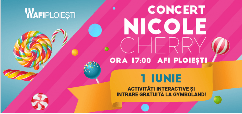 Concert Nicole Cherry la AFI Ploieşti