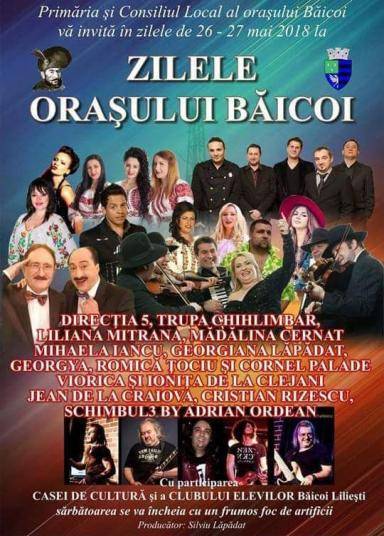 26-27 mai, Zilele Oraşului Băicoi