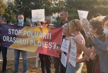 Flashmob “Stop Poluare Ploieşti” în cel mai poluat cartier din România