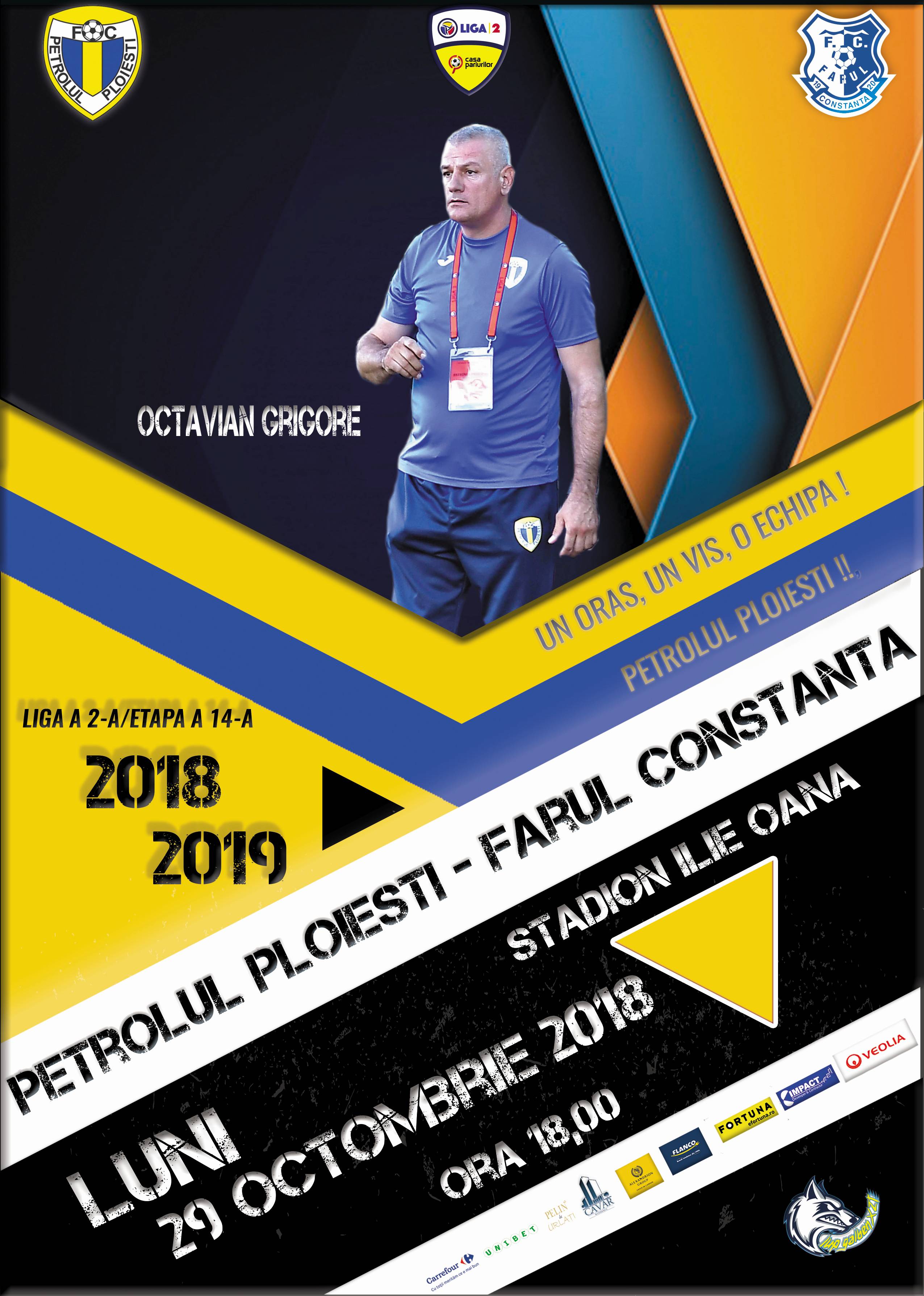 Se întorc cocorii. Georgian Păun și Gabriel Frîncu revin pe “Ilie Oană”, cu Farul. Dar Petrolul trebuie s-o bată!