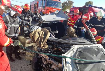 Accident groaznic pe DN 1, la Breaza, cu doi cetăţeni olandezi morţi şi alte şase victime rănite