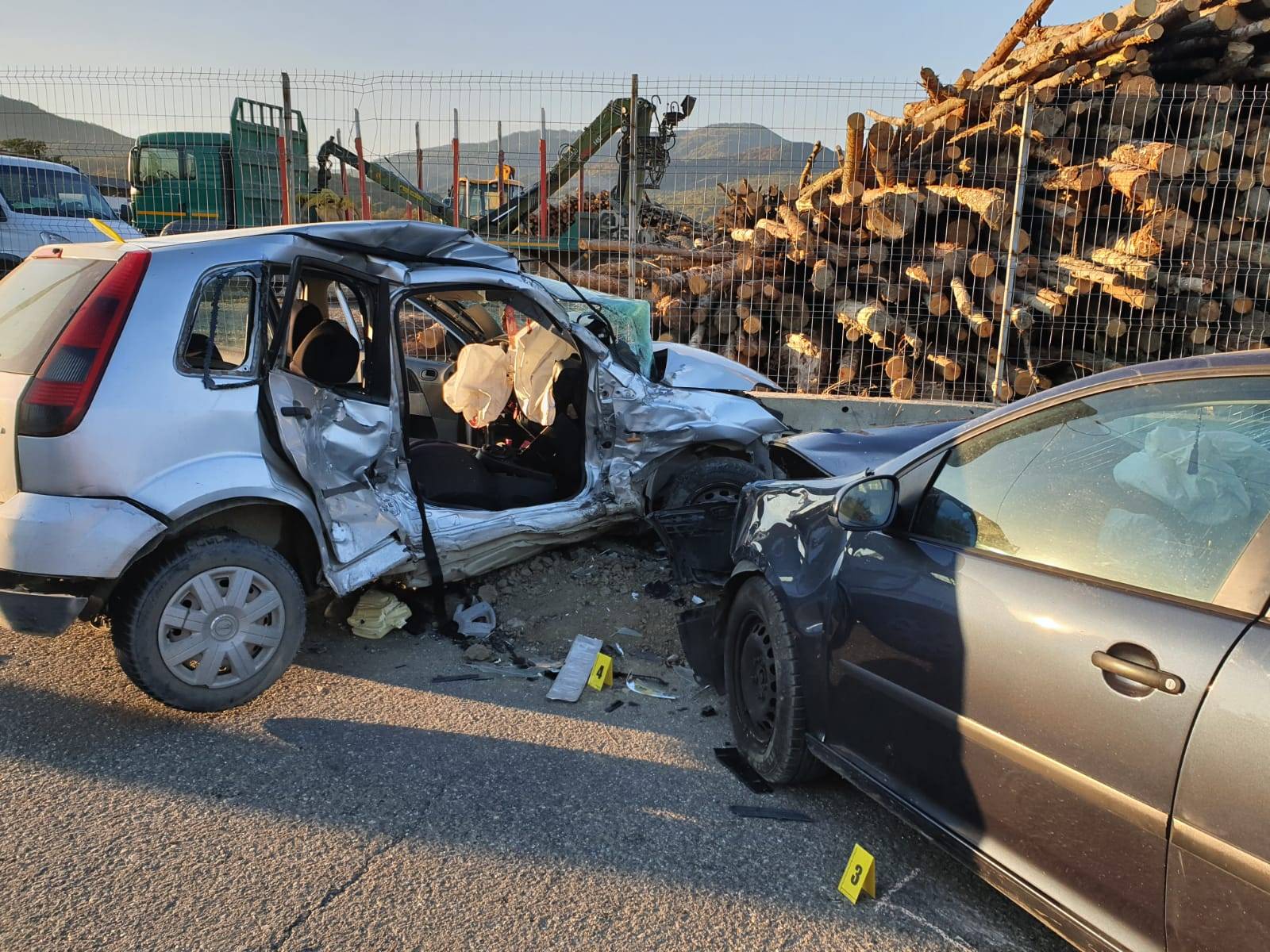 Accident rutier mortal la Drajna (galerie foto) Accident rutier mortal la Drajna (galerie foto)