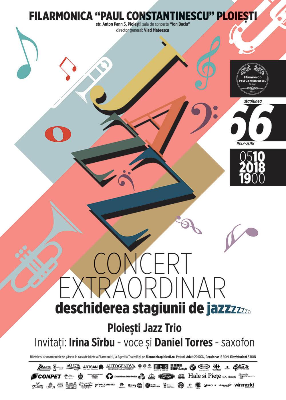DESCHIDEREA STAGIUNII DE JAZZ 2018-2019