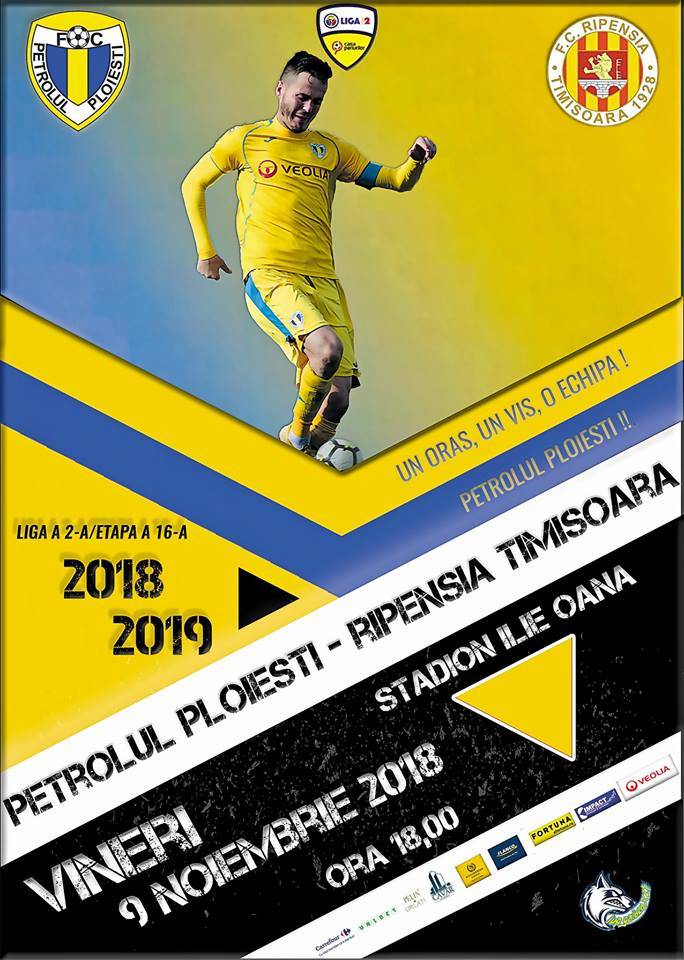 Cu gândul exclusiv la al patrulea succes consecutiv. Petrolul va combate, vineri, cu un nume la fel de celebru în fotbalul românesc, Ripensia