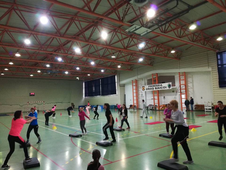 Sport=Sănătate & Frumuseţe, dedicaţie pentru doamnele din Băicoi