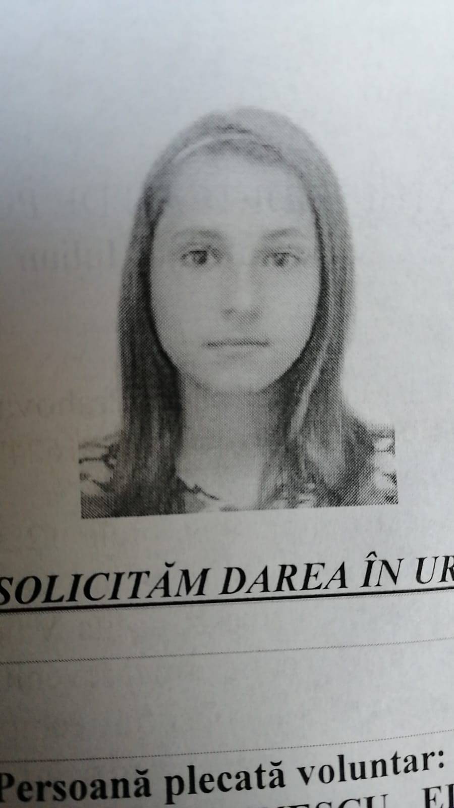 Adolescentă de 16 ani dispărută de acasă Adolescentă de 16 ani dispărută de acasă