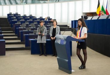 Elevi din Văleni, “europarlamentari” la Strasbourg