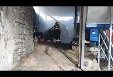 Incendiu la o fabrică din Prahova