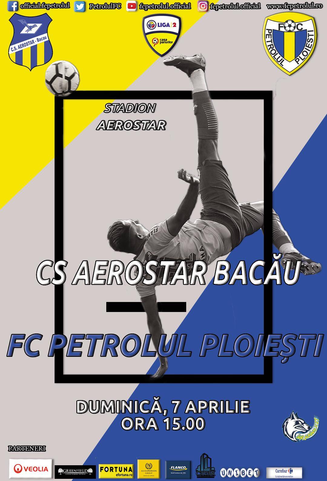 La Bacău, sub zodia sărbătoriților din tabăra “lupilor”. După eșecul lui “U”, Petrolul musai s-o bată pe Aerostar, de ziua lui Mircea Dridea!