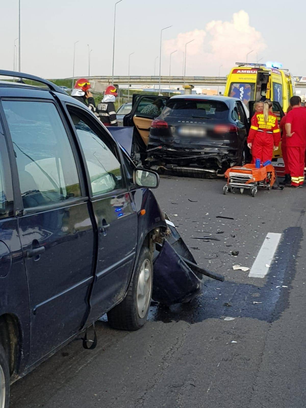 Accident grav pe DN 1 Accident grav pe DN 1