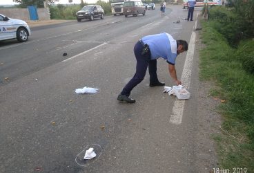 Femeie spulberată pe carosabil la Valea Călugărească (detalii foto)
