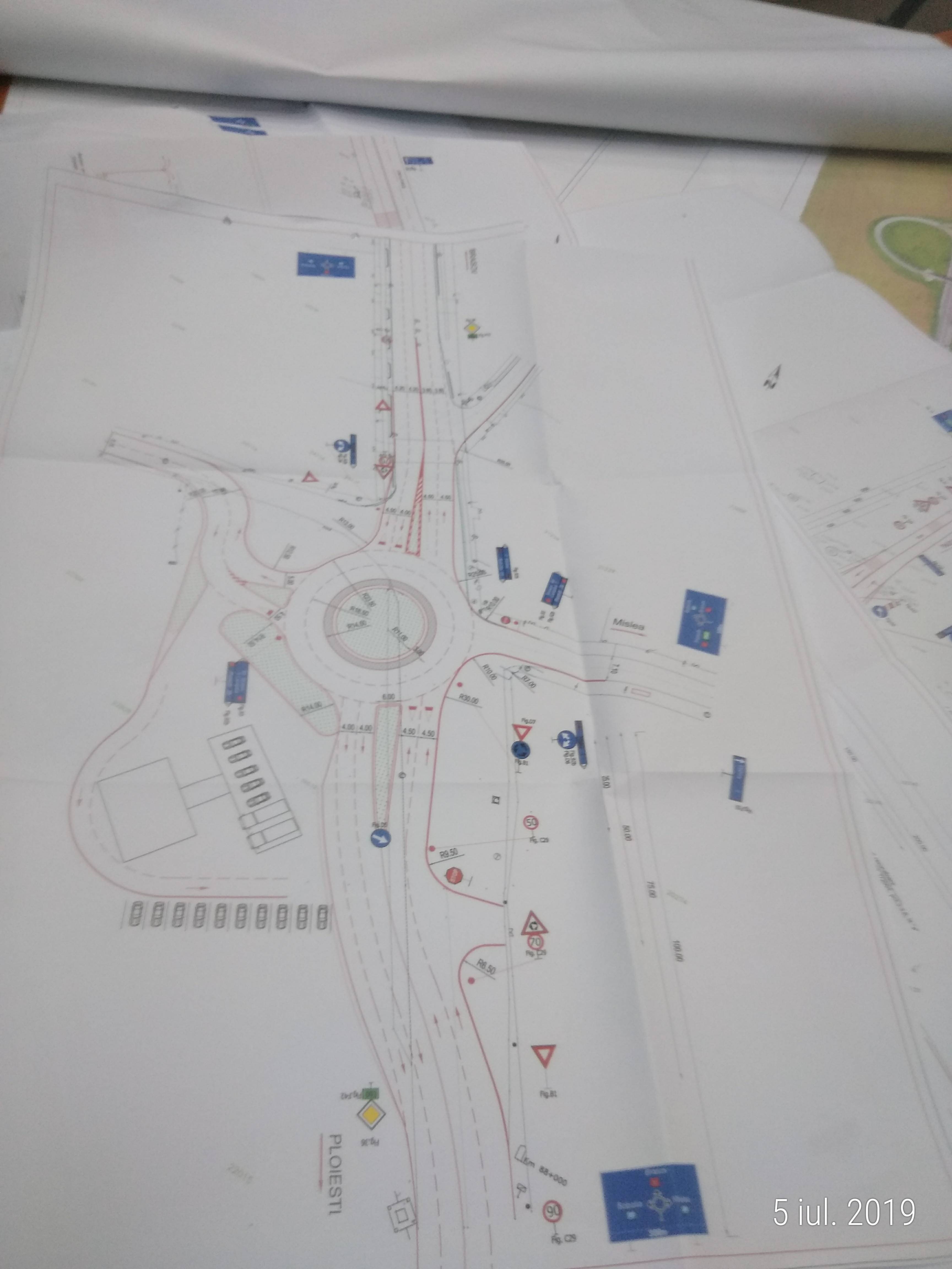 Un sens giratoriu pe DN1, la ieşirea dinspre Pădurea Păuleşti, va fi gata anul viitor Un sens giratoriu pe DN1, la ieşirea dinspre Pădurea Păuleşti, va fi gata anul viitor