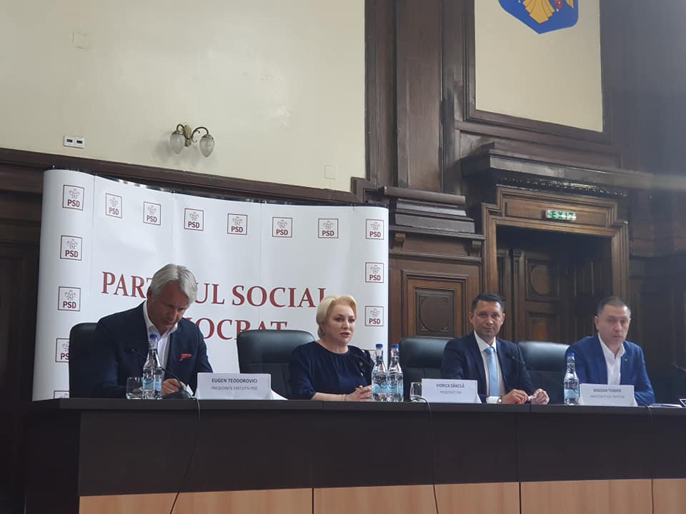 Viorica Dăncilă, superoptimistă la CEx PSD Prahova: “Am stabilit drumul pentru câştigarea alegerilor prezidenţiale!”