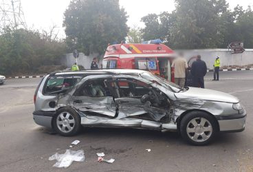 Accident rutier urât în Floreşti