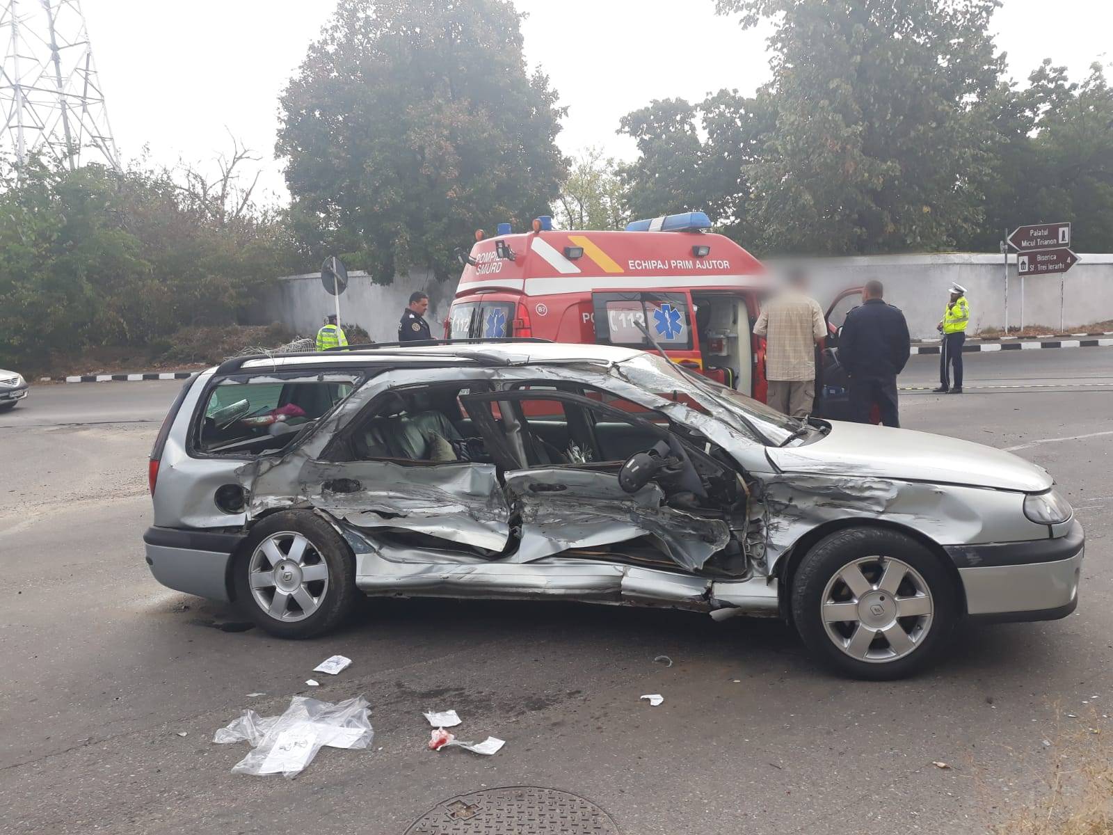 Accident rutier urât în Floreşti Accident rutier urât în Floreşti