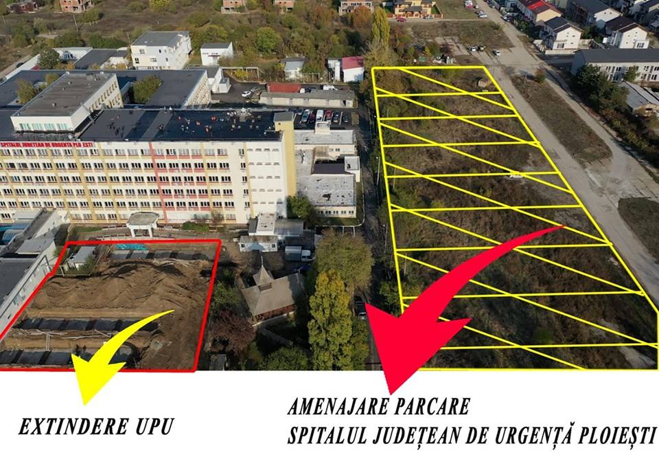 Parcare pentru pacienţi şi vizitatori la Spitalul Judeţean de Urgenţă Ploieşti Parcare pentru pacienţi şi vizitatori la Spitalul Judeţean de Urgenţă Ploieşti