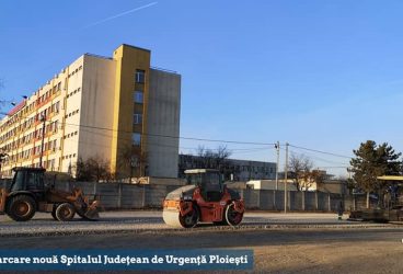 O parcare de 200 locuri este amenajată la Spitalul Judeţean de Urgenţă Ploieşti