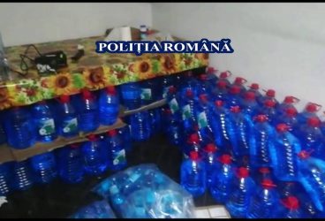 Poliţia, în percheziţie la contrabandiştii şi fasificatorii de dezinfectanţi medicali