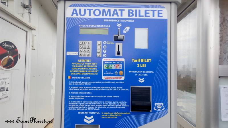 Tonetele de bilete de călătorie din Ploieşti se închid