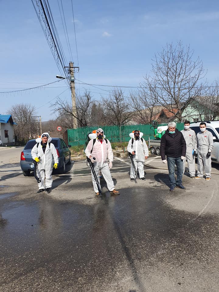 Dezinfecţie generală pe domeniul public, în comuna Filipeştii de Pădure Dezinfecţie generală pe domeniul public, în comuna Filipeştii de Pădure