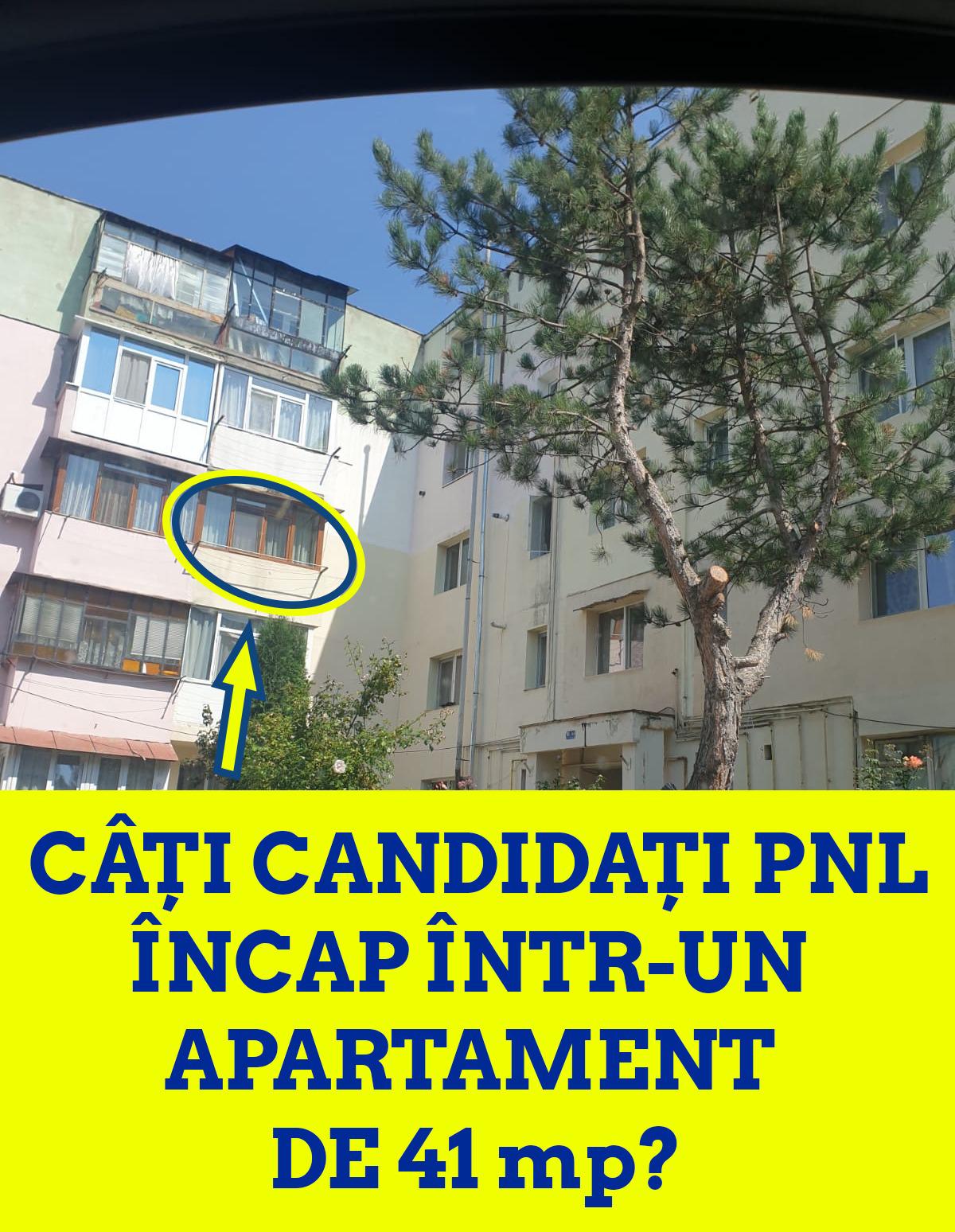 Ca să poată candida la funcții în Prahova, trei candidați PNL s-au mutat împreună, într-un apartament de 40 mp!