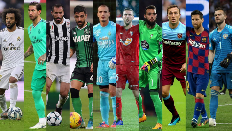 Cei mai loiali 10 fotbaliști din primele 5 campionate ale Europei