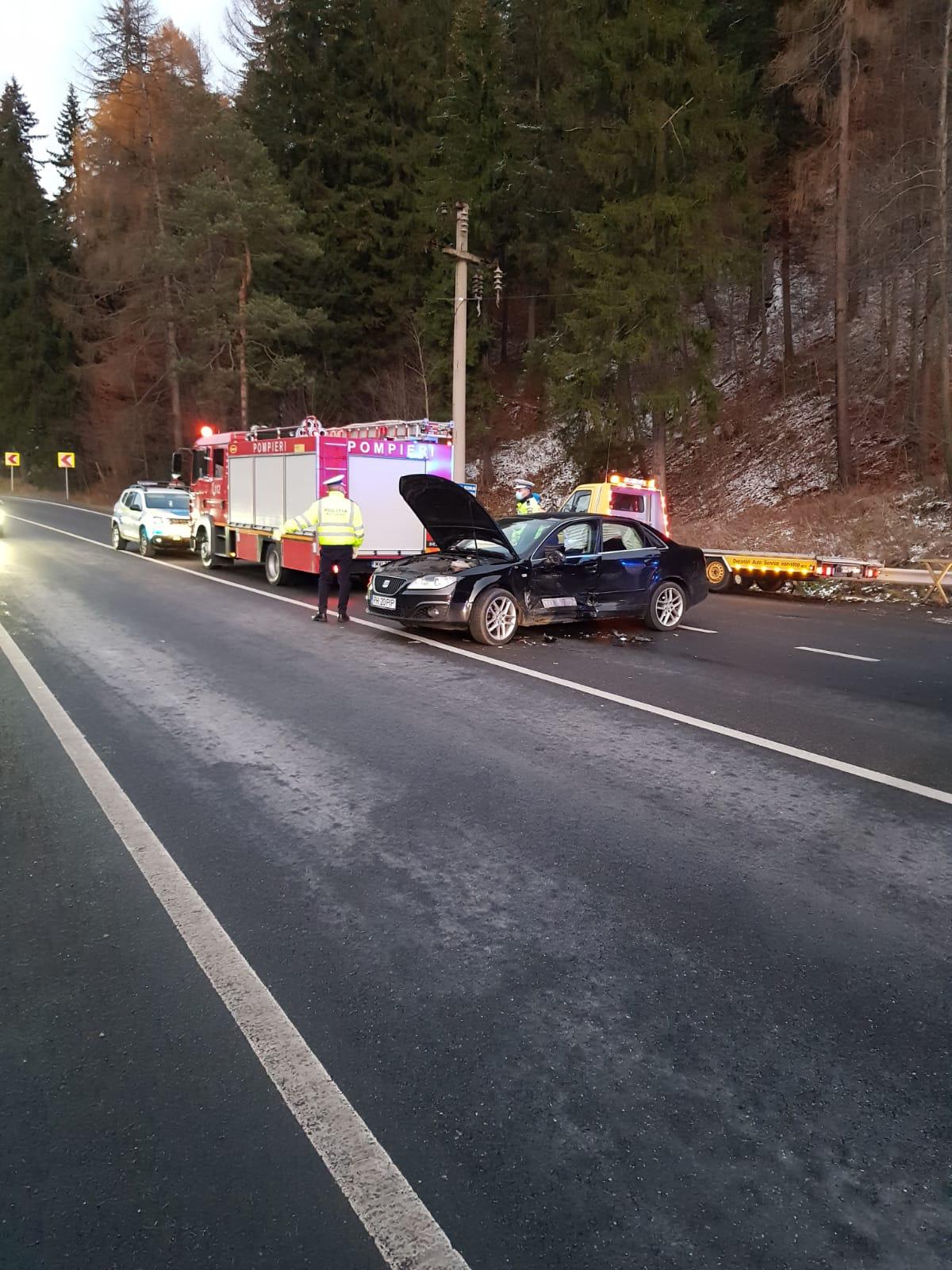 Imagini de la accidentul din Azuga, de pe DN1 Imagini de la accidentul din Azuga, de pe DN1