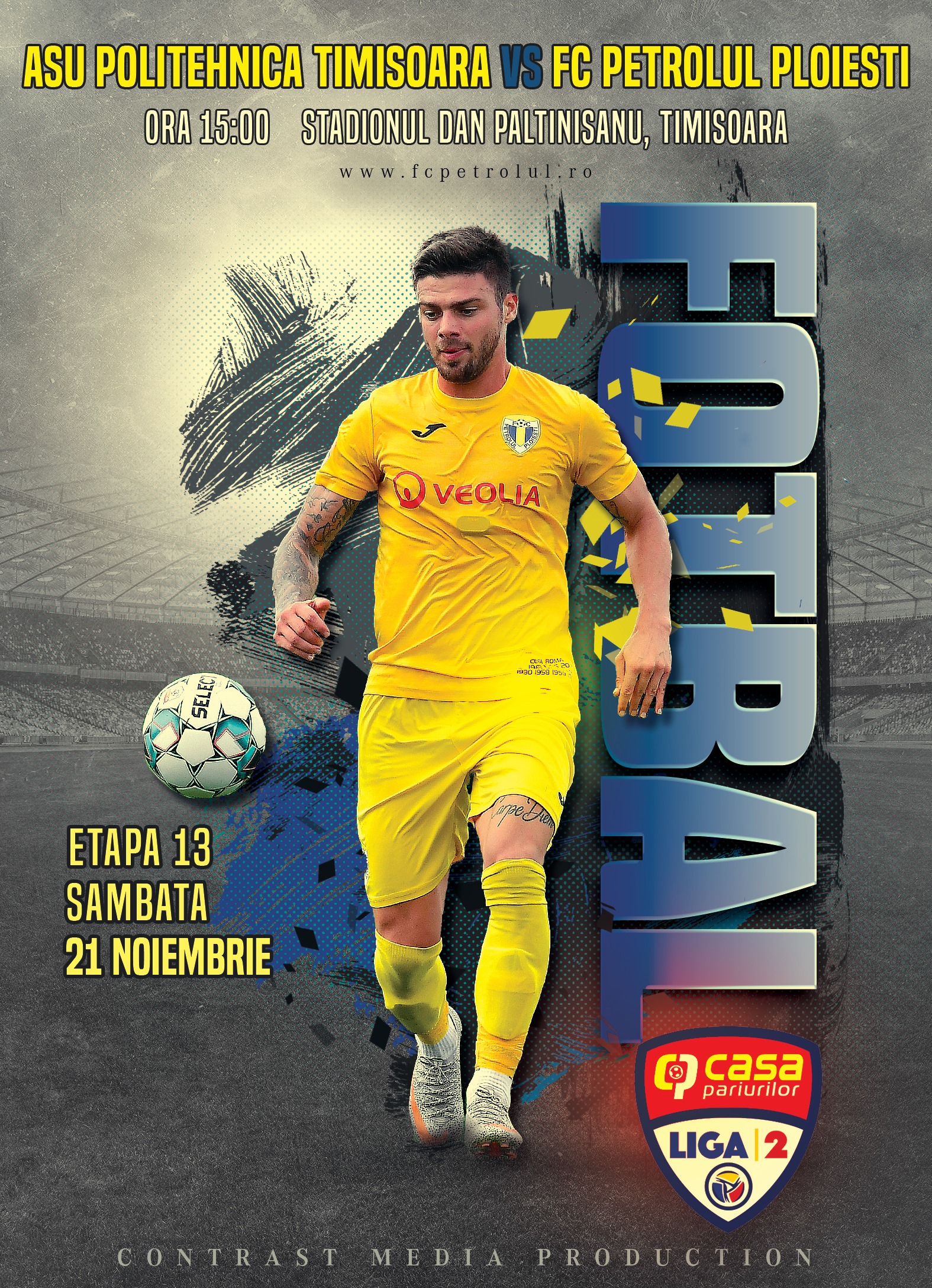 Contra lui ASU Poli, vor fi șapte “underi” în raportul de joc. Lipsește din nou Matiș, absent și la partida de la Mogoșoaia, cu Aerostar Bacău!