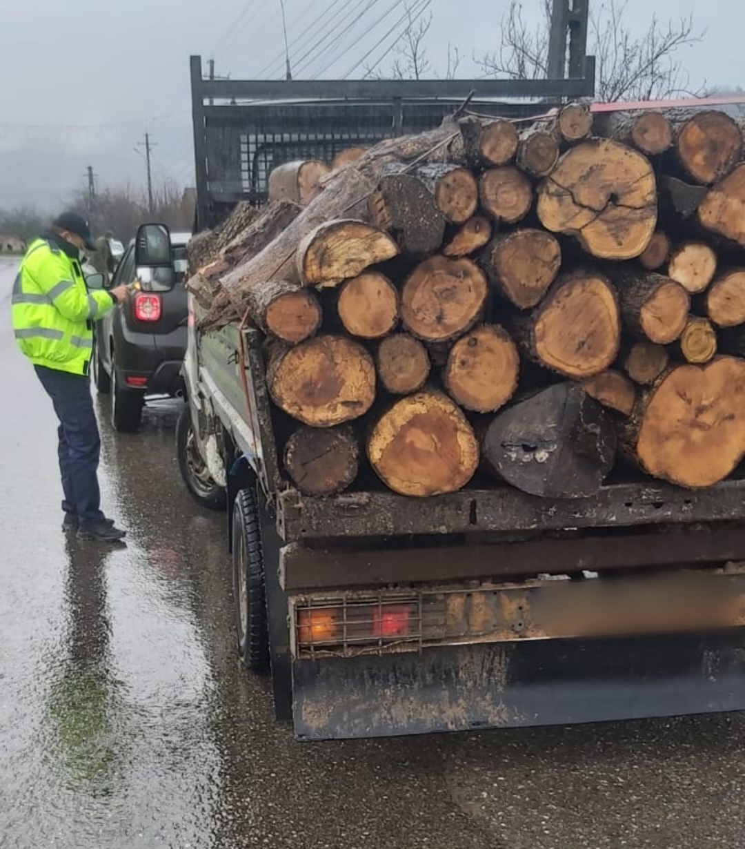 Ce s-au gândit trei bărbaţi când au văzut o grămadă de lemne depozitată pe marginea DN1D, la Albeşti Ce s-au gândit trei bărbaţi când au văzut o grămadă de lemne depozitată pe marginea DN1D, la Albeşti