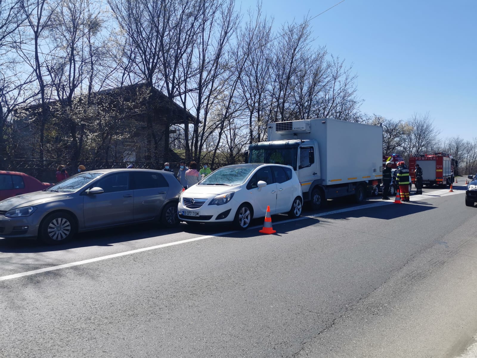 Imagini de la accidentul în lanț din Ariceștii-Rahtivani Imagini de la accidentul în lanț din Ariceștii-Rahtivani