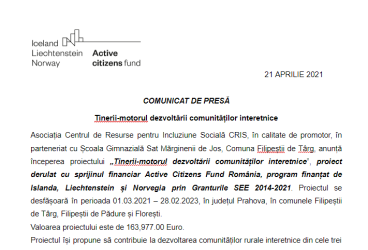 Tinerii-motorul dezvoltării comunităților interetnice