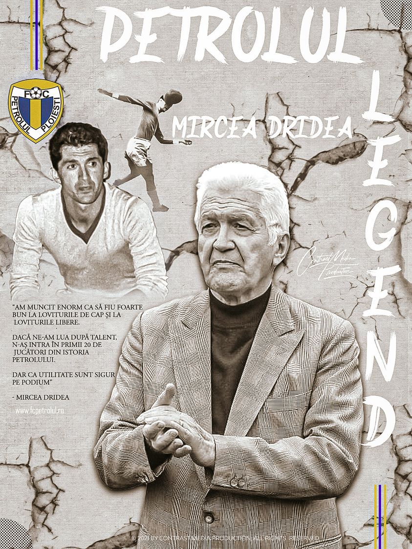 De ziua domniei sale, Seniorul Mircea Dridea a mărturisit, într-un interviu, de ce crede că Petrolul a ratat până acum promovarea în Liga 1: numărul prea mare de jucători și de antrenori rulați în ultimele trei sezoane ale Ligii a II-a!