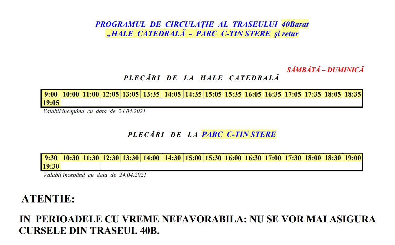 Traseul de autobuz de la Hale spre Parcul Bucov este repus în funcțiune