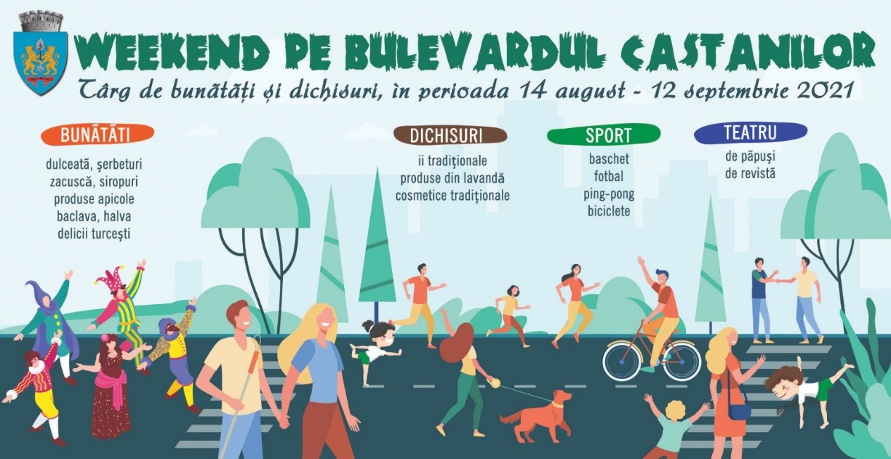 Un nou Weekend pe Bulevardul Castanilor – 21 și 22 august Un nou Weekend pe Bulevardul Castanilor – 21 și 22 august
