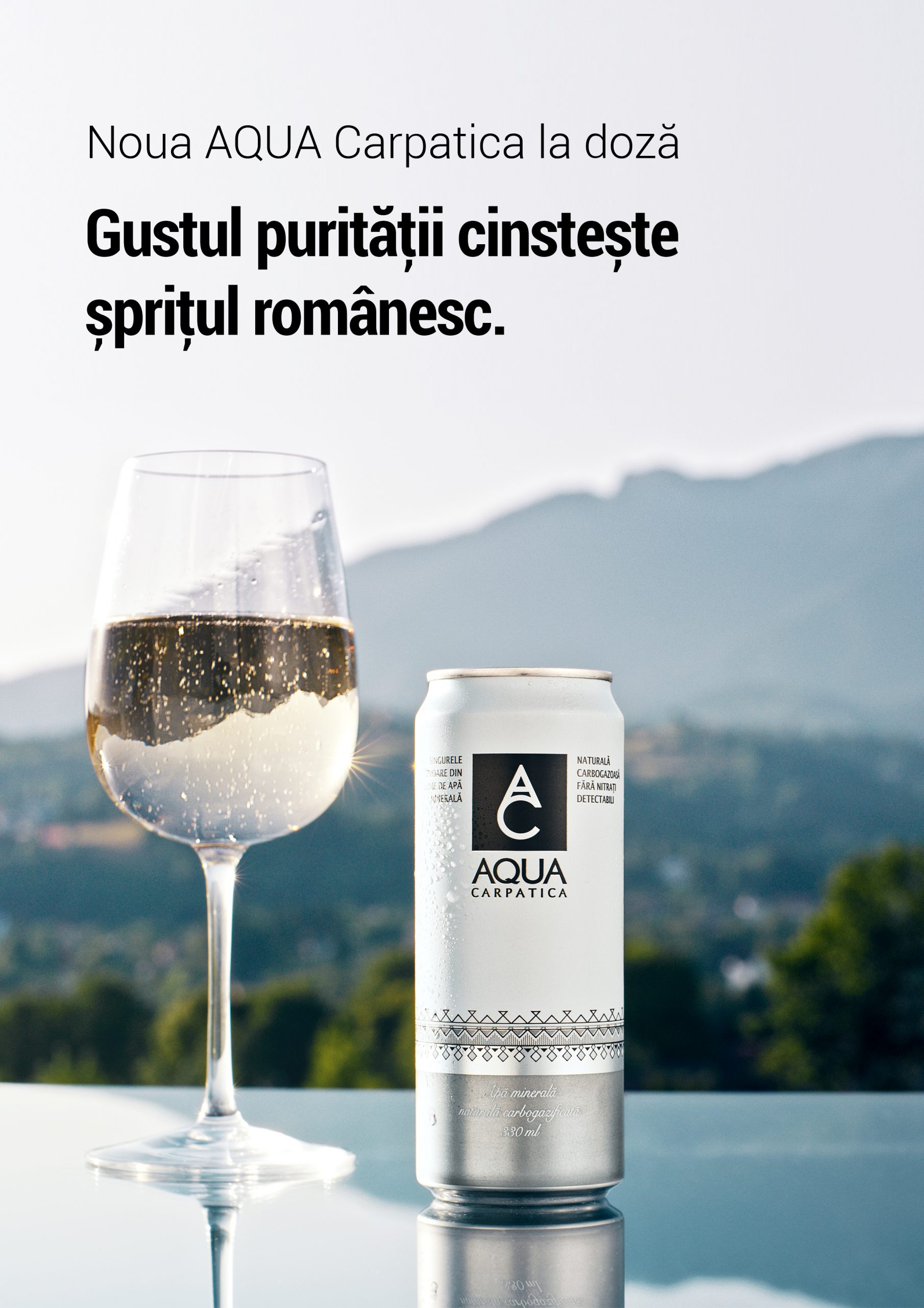 AQUA Carpatica, membră Valvis Holding, lansează cu mândrie prima doza de apa minerală românească