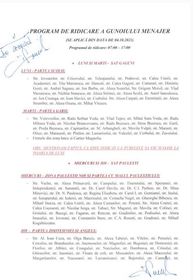 În comuna Păulești, gunoiul menajer și selectiv se colectează după program În comuna Păulești, gunoiul menajer și selectiv se colectează după program