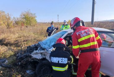 Imagini de la accidentul grav, petrecut în această dimineață, la Bucov