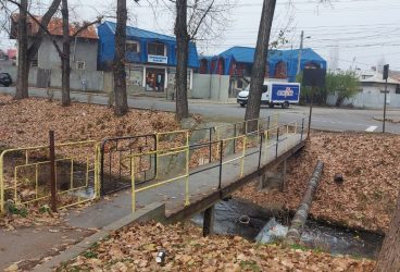 Pasarelele dărăpănate de pe pârâul Dâmbu vor fi demolate și înlocuite