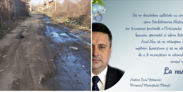 La urările lui, Volosevici primește fotografii cu cartierul Mimiu, unde nu este asfaltată nicio stradă La urările lui, Volosevici primește fotografii cu cartierul Mimiu, unde nu este asfaltată nicio stradă