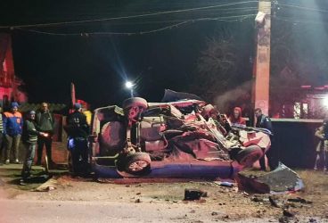 Imagini de la teribilul accident din Ciorani cu pierderi de vieți